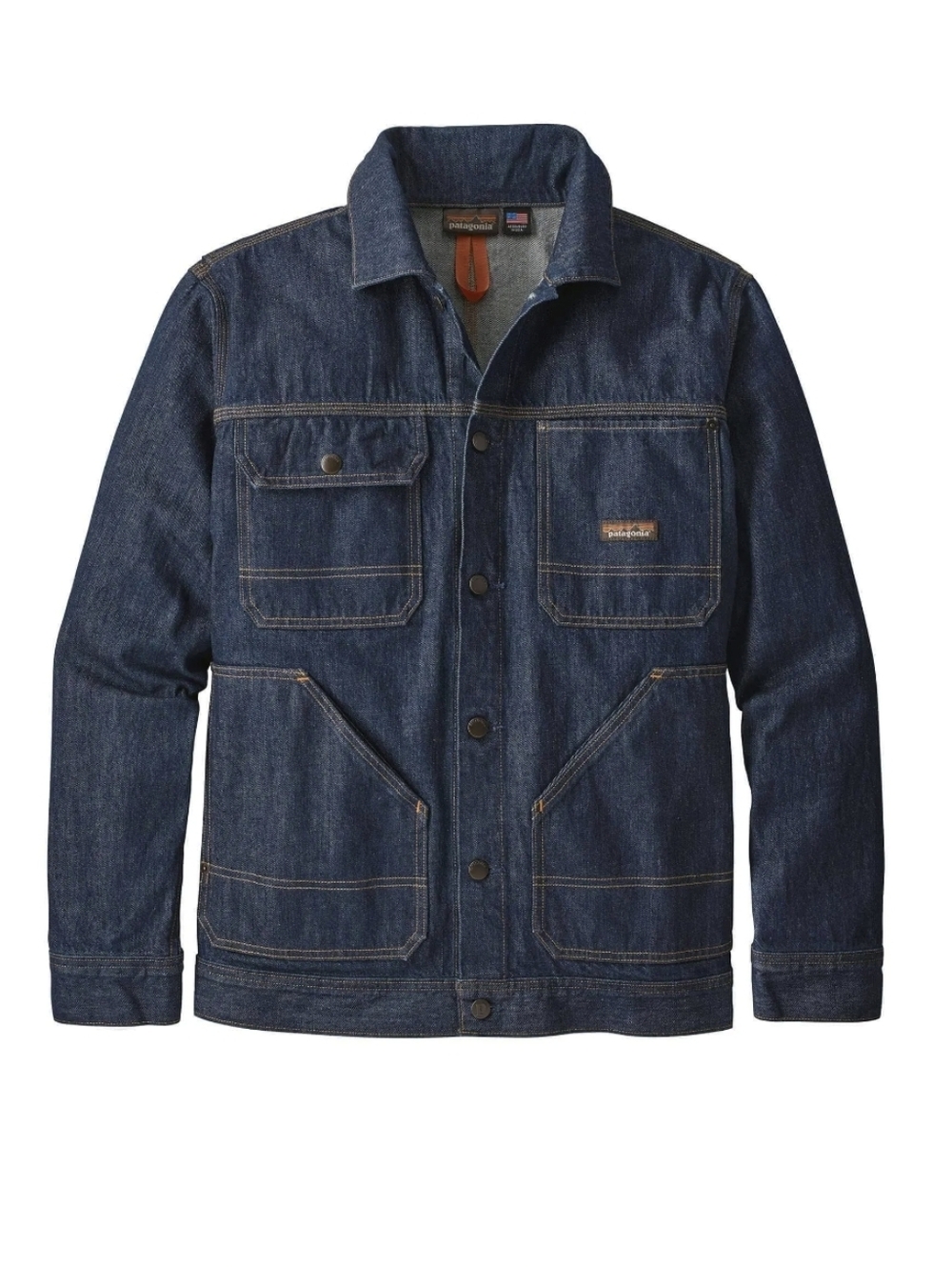 Patagonia Steel Forge Denim Jacket Men's S Made in USA (41626)
